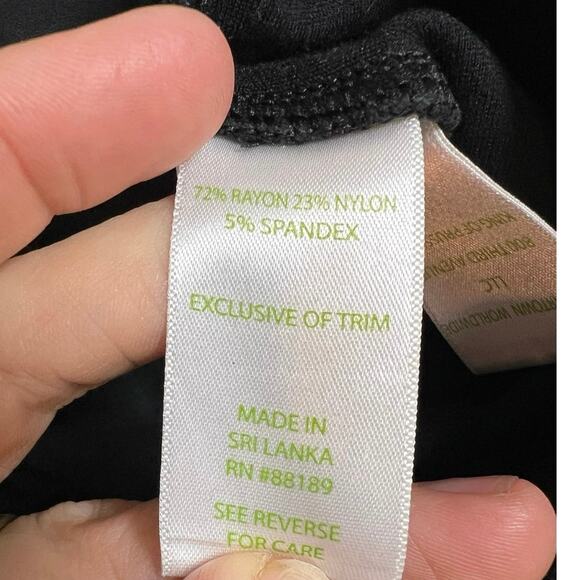 Lilly Pulitzer MIA LEGGING Leggings Black Stretch Pants M‎ - Picture 6 of 9